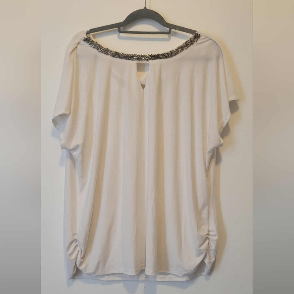 Maurice Size 2 White Blouse